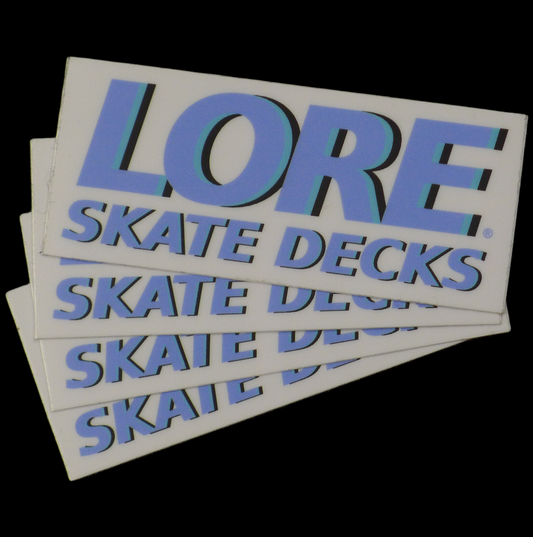 Blue Lore Logo Sticker