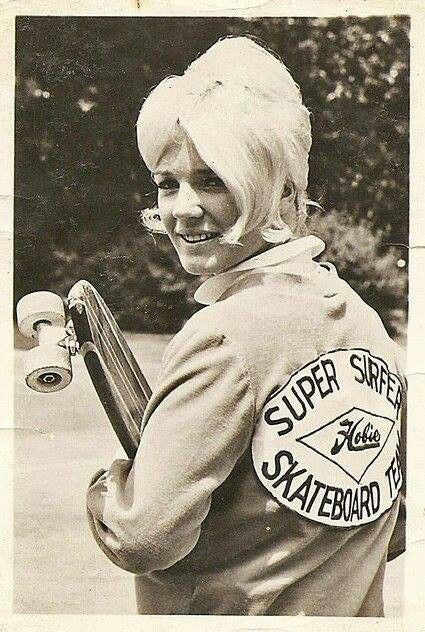 Patti McGee In HOBIE Skateboard Team Jacket